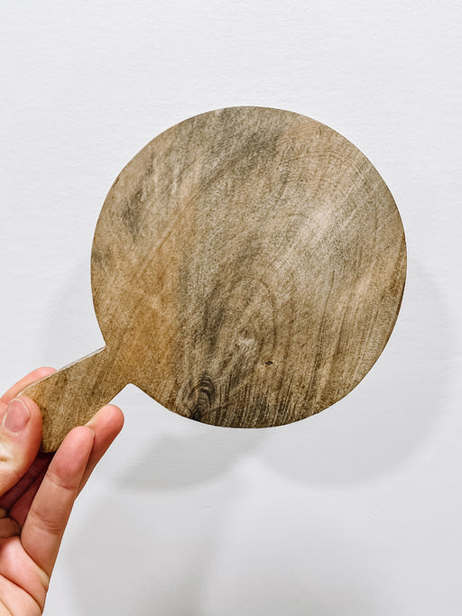 Fog Linen- Mango Wood Mini Board Round