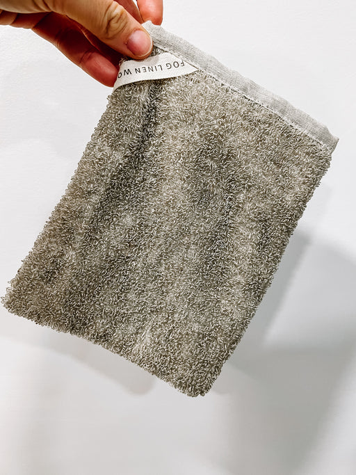 Fog Linen- Pile Bath Mitten